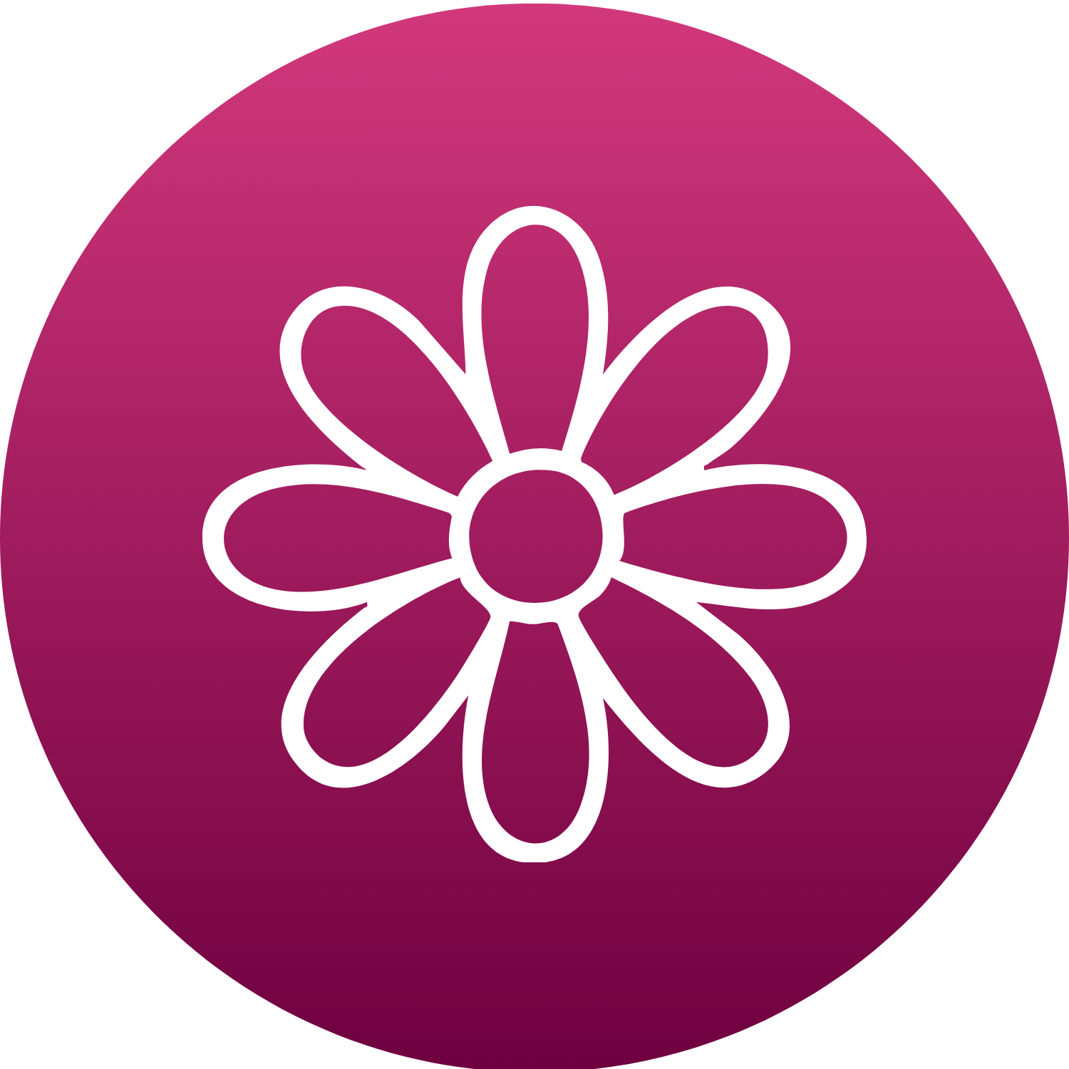 Echinacea flower icon for herbal immune support